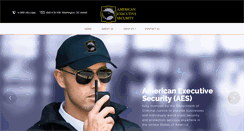 Desktop Screenshot of americanexecutivesecurity.com