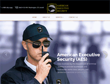 Tablet Screenshot of americanexecutivesecurity.com